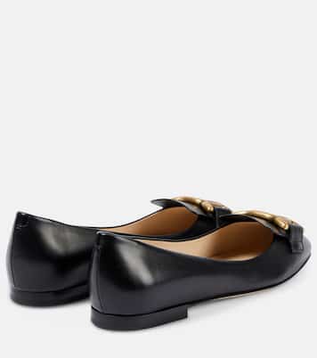 Kate leather ballet flats | Tod's