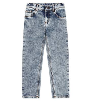 Mid-rise straight jeans | Versace Kids