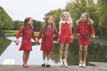 Embellished peplum tweed skirt | Self-Portrait Kids