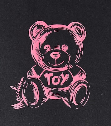 Teddy Bear cotton-blend jersey dress | Moschino Kids