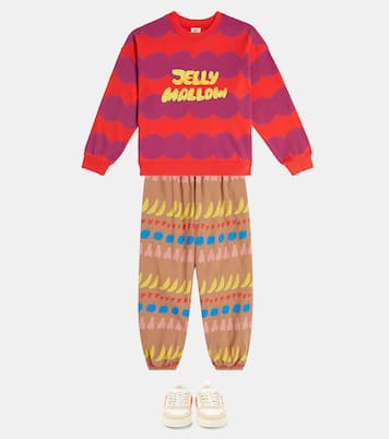 Dot cotton jersey sweatshirt | Jellymallow