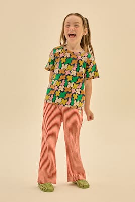 T-shirt Flower Field in misto cotone | Jellymallow