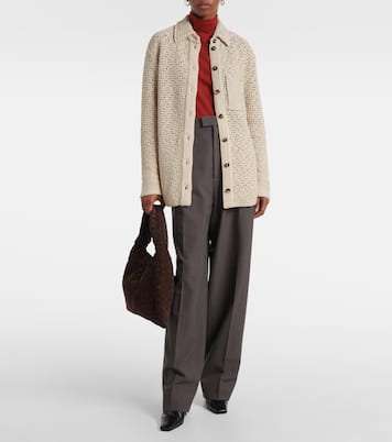 Chemise en crochet de coton | Bottega Veneta