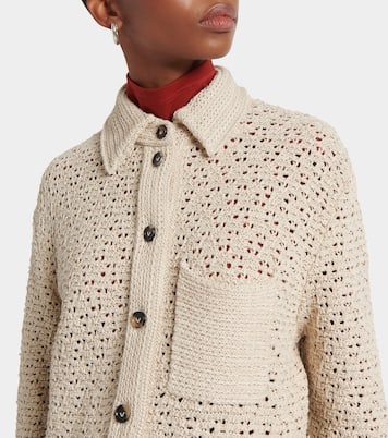 Chemise en crochet de coton | Bottega Veneta