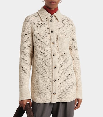 Chemise en crochet de coton | Bottega Veneta