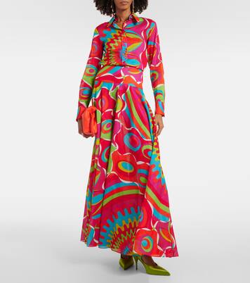 Falda larga Bersaglio de algodón | Pucci