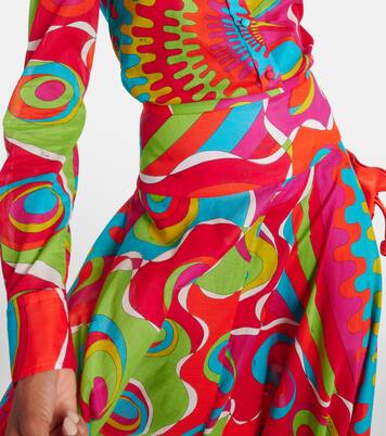 Falda larga Bersaglio de algodón | Pucci