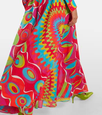 Falda larga Bersaglio de algodón | Pucci