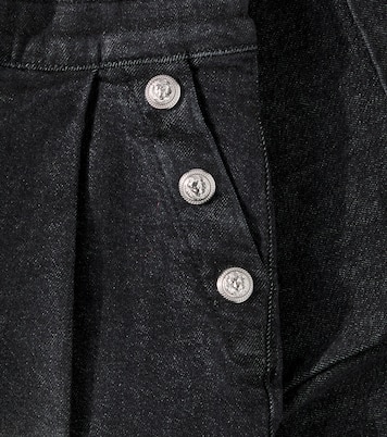 Embellished wide-leg jeans | Balmain Kids