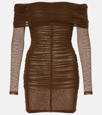 Robe à encolure bardot | The Attico