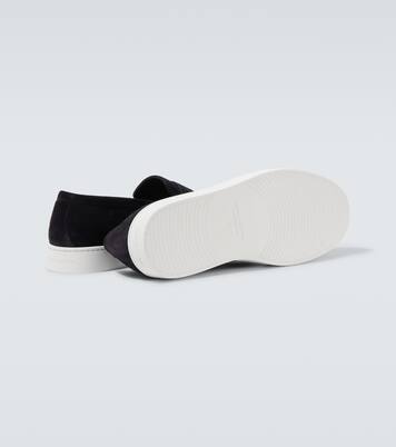 Slip-Ons Ellis aus Veloursleder | Manolo Blahnik