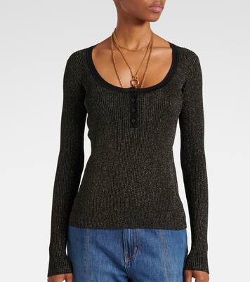 Henley-Top aus Strick | Chloé
