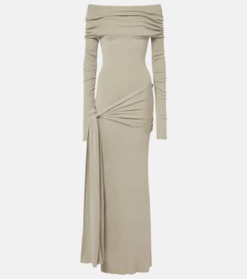 Robe longue Kora en soie mélangée | Aya Muse