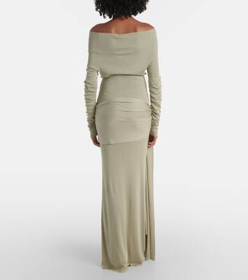 Robe longue Kora en soie mélangée | Aya Muse