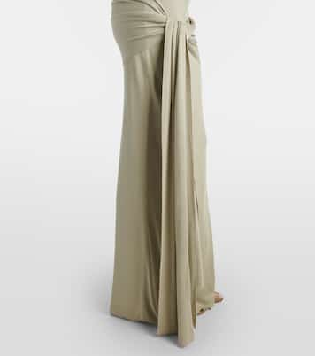 Robe longue Kora en soie mélangée | Aya Muse