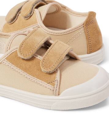 Suede-trimmed sneakers | Il Gufo