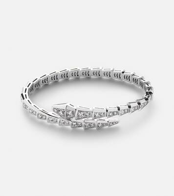 Bracelet Serpenti Viper en or blanc 18 ct et diamants | Bvlgari