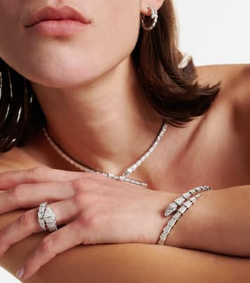Bracelet Serpenti Viper en or blanc 18 ct et diamants | Bvlgari