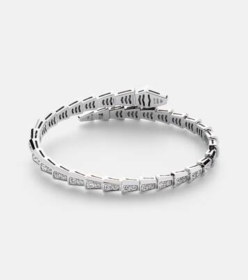 Bracelet Serpenti Viper en or blanc 18 ct et diamants | Bvlgari