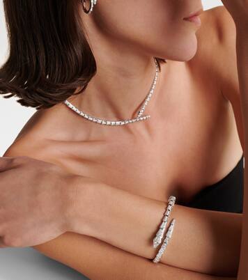 Bracelet Serpenti Viper en or blanc 18 ct et diamants | Bvlgari