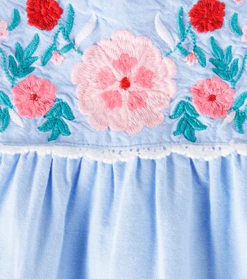 Mala cotton chambray top | Louise Misha