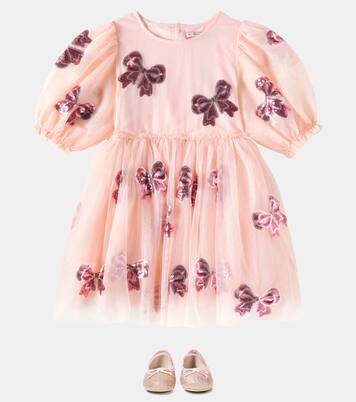 Robe Yvonne en tulle à sequins | Konges Sløjd