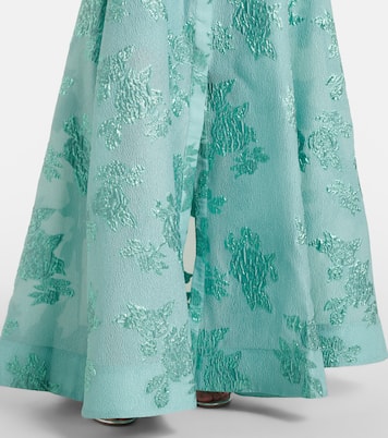 Benette belted brocade shirt dress | Rebecca Vallance