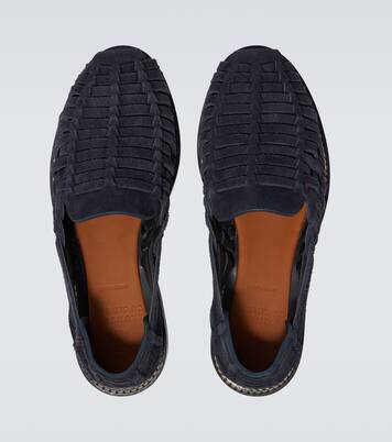 Woven suede loafers | Brunello Cucinelli