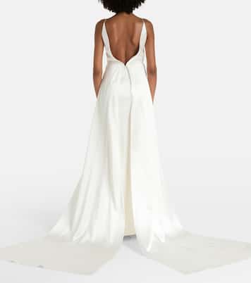 Bridal Emerson silk and wool gown | Danielle Frankel