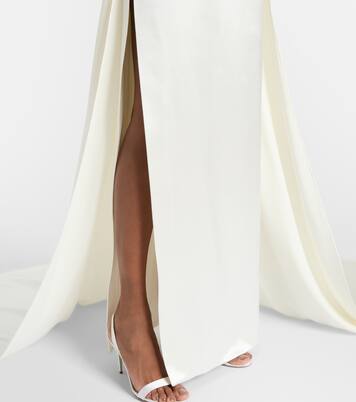 Bridal Emerson silk and wool gown | Danielle Frankel