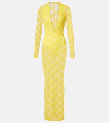 Robe longue en dentelle | Alex Perry