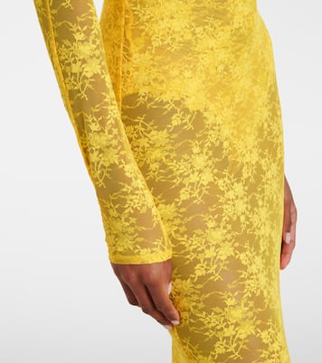 Robe longue en dentelle | Alex Perry