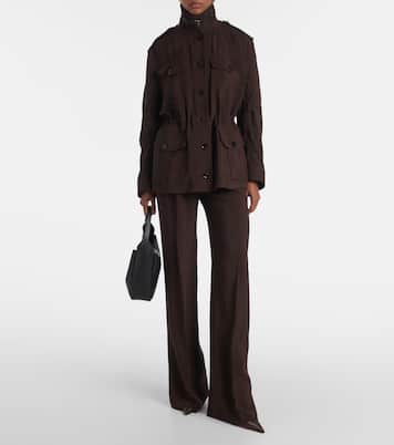 Feldjacke mit Leder | Tom Ford