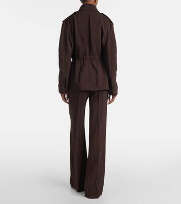 Feldjacke mit Leder | Tom Ford