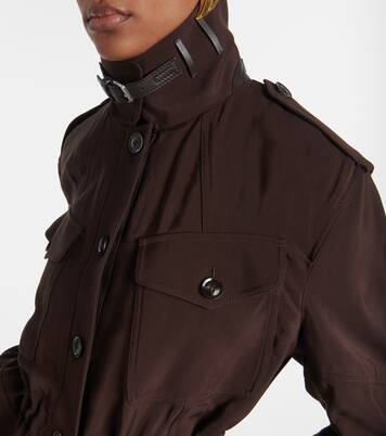 Feldjacke mit Leder | Tom Ford