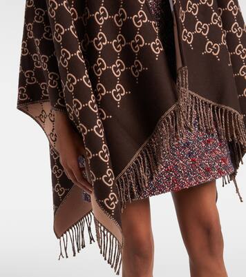 Wool poncho | Gucci