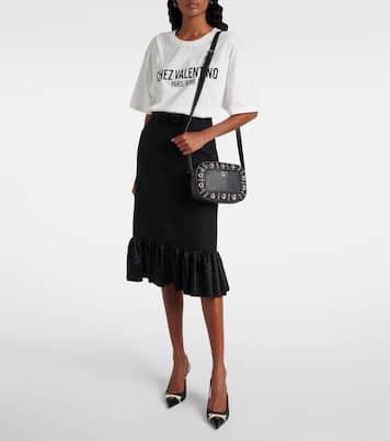 Borsa a tracolla Nellcôte in pelle | Valentino Garavani