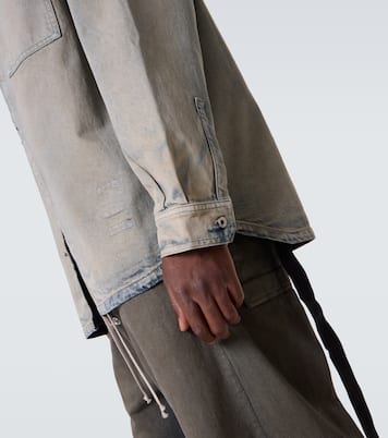 Faded denim shirt | Rick Owens