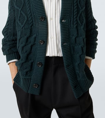 Cable-knit cashmere cardigan | Zegna