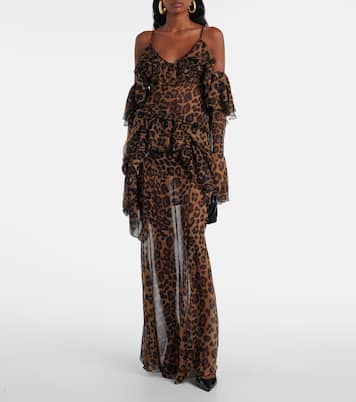 Bedrucktes Top aus Seide | Blumarine