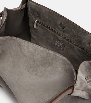 Medium suede bucket bag | Tod's