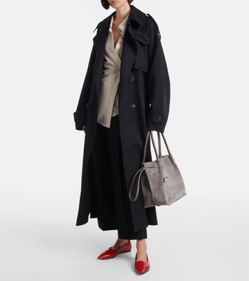 Medium suede bucket bag | Tod's