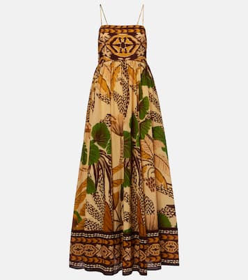 Maxikleid Folliage Sketch | Farm Rio