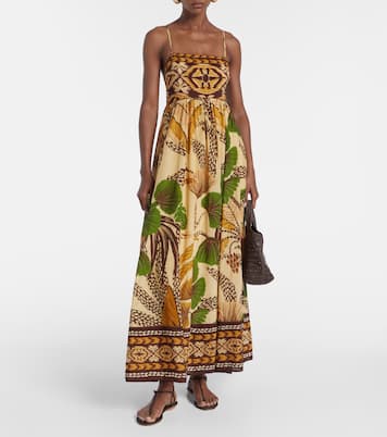 Maxikleid Folliage Sketch | Farm Rio