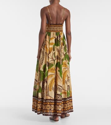 Maxikleid Folliage Sketch | Farm Rio