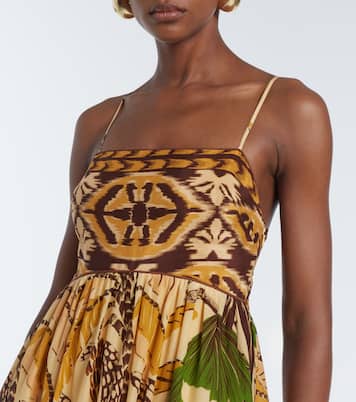 Maxikleid Folliage Sketch | Farm Rio