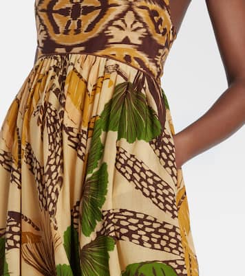 Maxikleid Folliage Sketch | Farm Rio