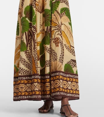 Maxikleid Folliage Sketch | Farm Rio