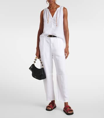 Tacy linen top | Velvet