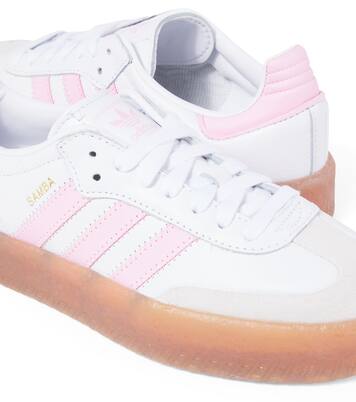 Sneakers Sambae aus Leder und Veloursleder | Adidas Originals Kids